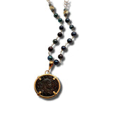 Front Side: Maximinus and Freshwater Pearl Necklace