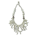 Natural White Coral & Pearl Necklace