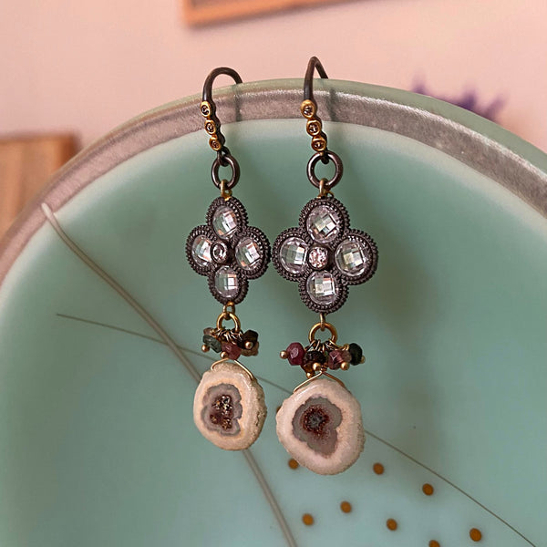 Solar Quartz Earrings
