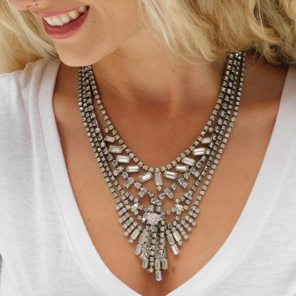 Vintage Rhinestone Necklace