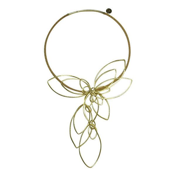 Necklaces - Gold Plate & Vermeil Abstract Choker