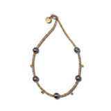 Tahitian Pearl and Opal Necklace