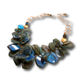 Labradorite Slice Necklace