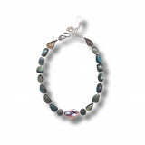 Freshwater Baroque Pearl & Labradorite Necklace