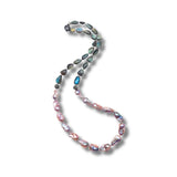 Freshwater Baroque Pearl & Labradorite Long Necklace