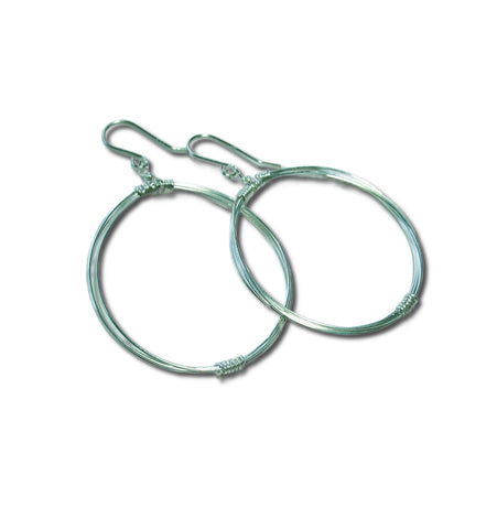 Sterling Silver Hoop Earrings