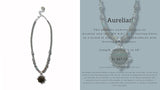 Aurelian Coin, Labradorite and Silver Necklace