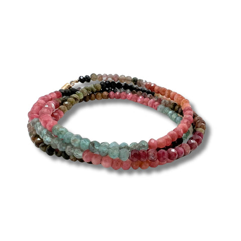 Multi-color Tourmaline Necklace/Bracelet