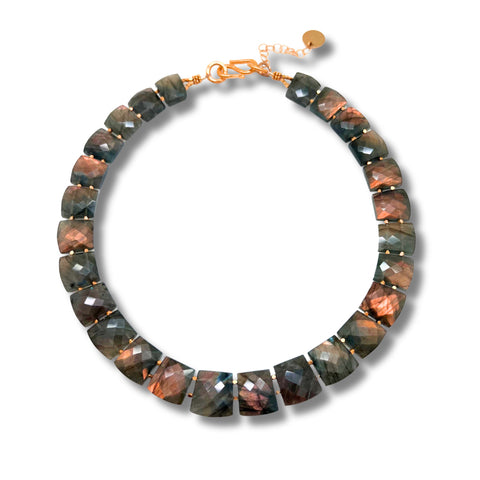 Faceted Labradorite Necklace