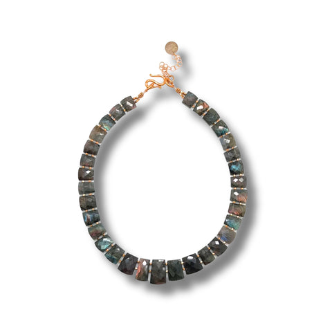 Faceted Labradorite Necklace