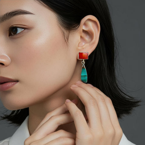 The Opalized Drop Earrings