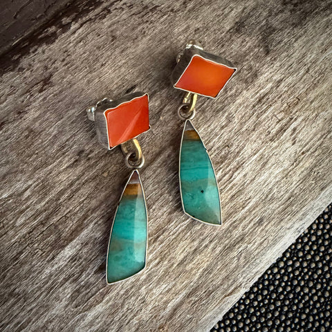 The Opalized Drop Earrings