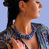 Tanzanite and 14kt Gold Necklace