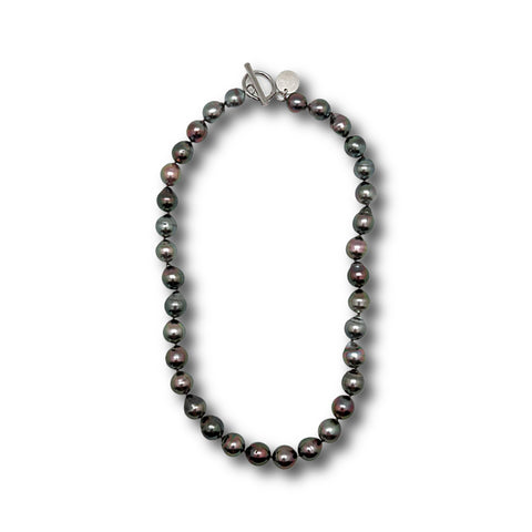 Tahitian Pearl and White Gold Necklace