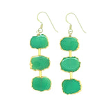 Green Quartz Earrings