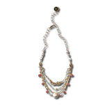 Pearl and Pink Opal Necklace
