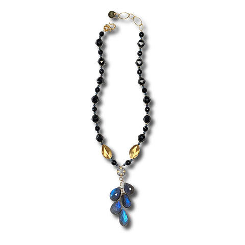 Spinel & Labradorite Necklace