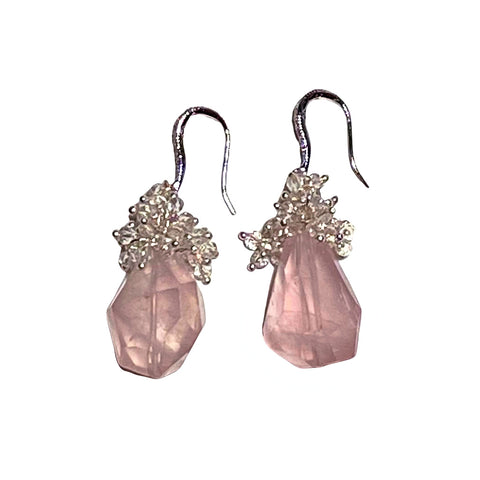 Rose Quartz Earrings