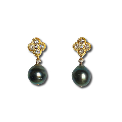 Tahitian Pearl Earrings