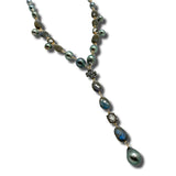 Tahitian Pearl and Labradorite Necklace