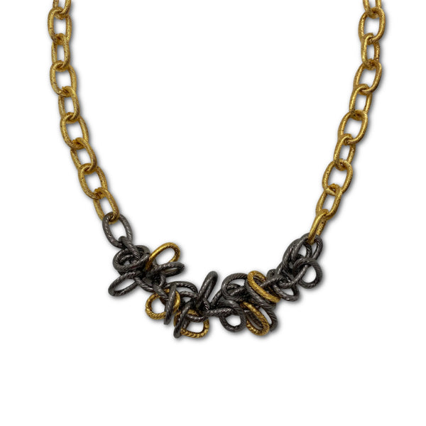 Mixed Metal Necklaces