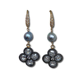 Akoya Pearl & Mixed Metal Earrings