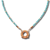Sleeping Beauty Turquoise & Gold Necklace