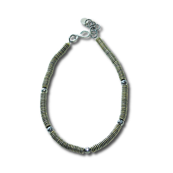 Pyrite & Silver Necklace