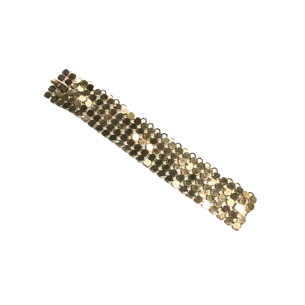 Vintage Brass Mesh Bracelet