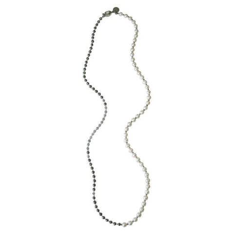 Two-toned Pearl Necklace